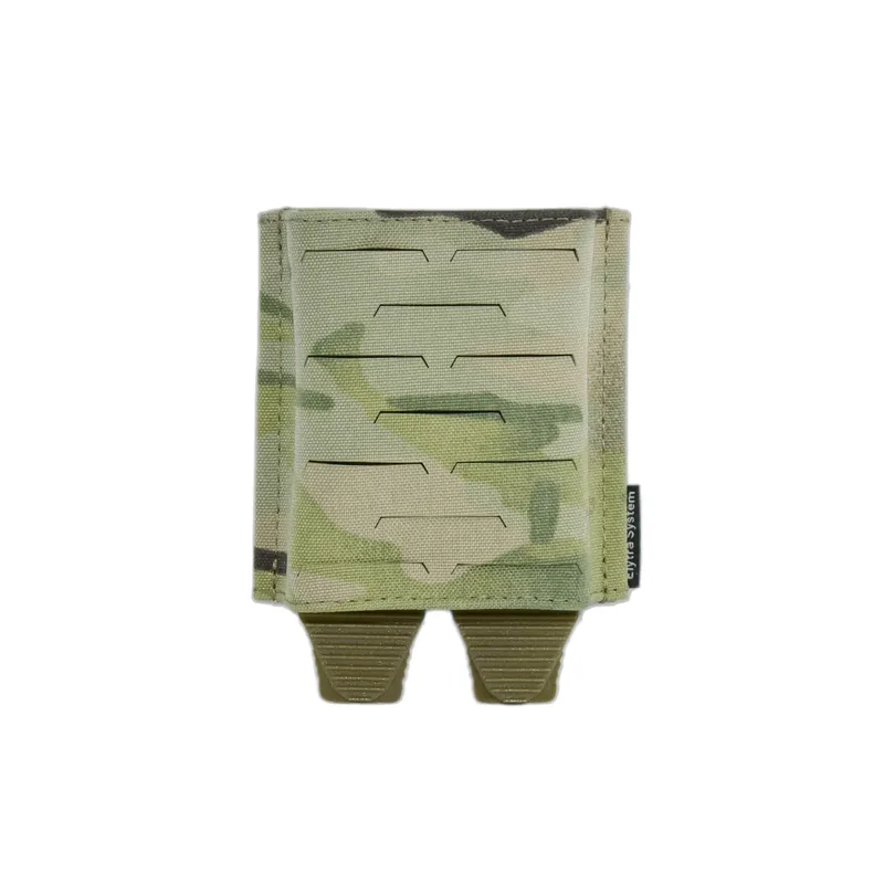 Laser-Cut MOLLE Front Panel with Single 5.56 Magazine Pouch and Elastic K-Clip view 6