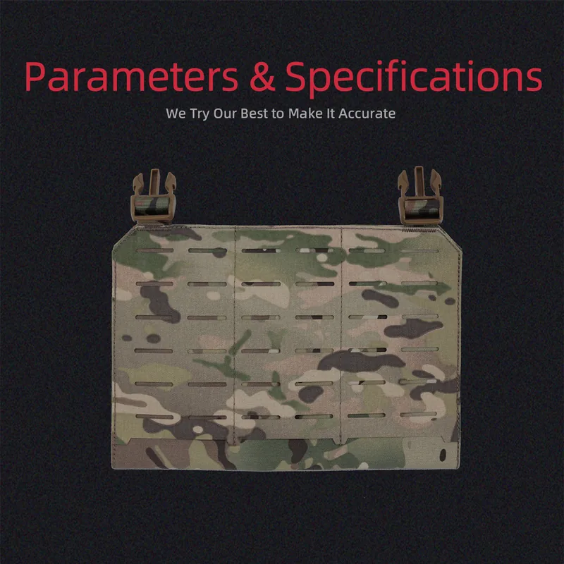 Front Assault Panel with Triple Magazine Pouch for Tactical Vests (Waterproof Laser-Cut) view 5