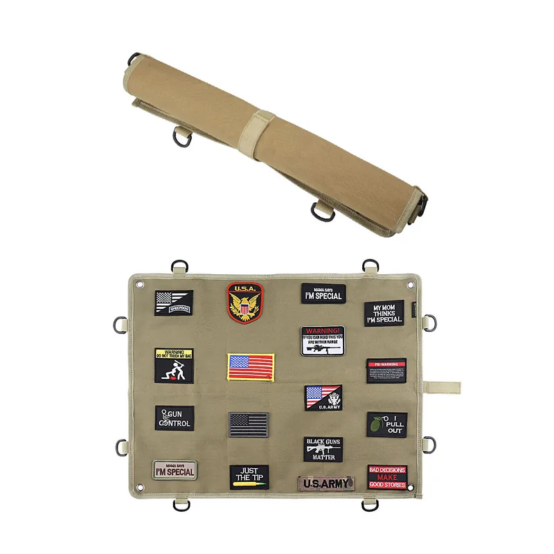 29x25x3cm Foldable Tactical Patch Display Panel with Hook-and-Loop Surface — Tactical Accessories