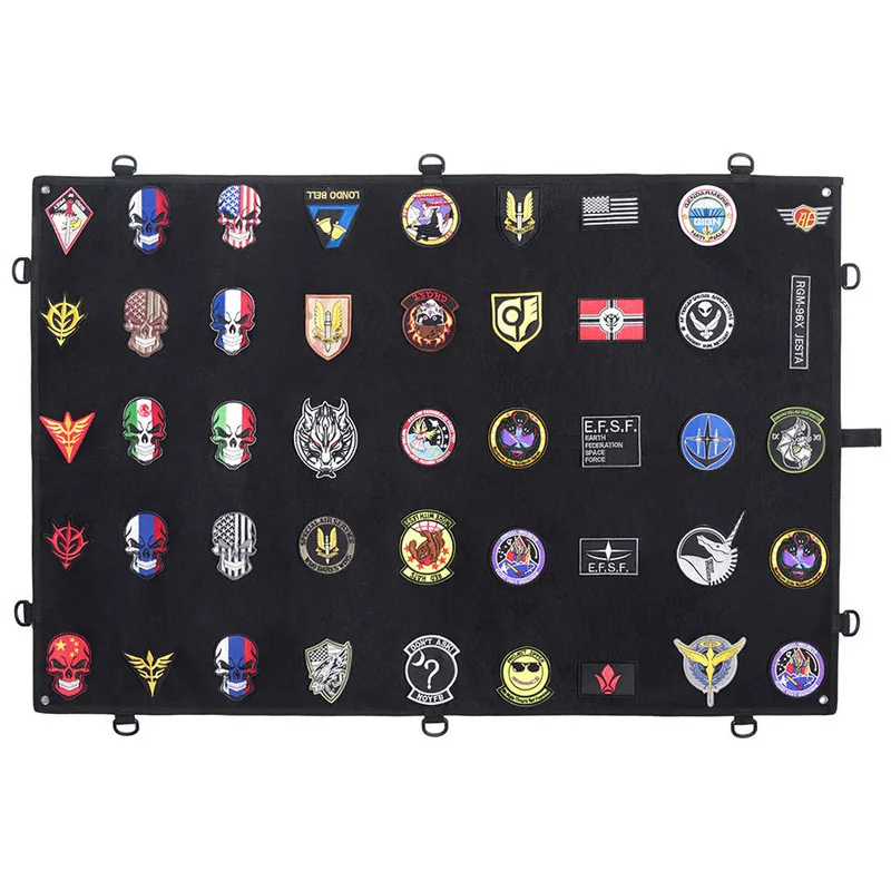 Heavy-Duty Outdoor Tactical Medal and Badge Display Panel with Hook-and-Loop System — Tactical Accessories