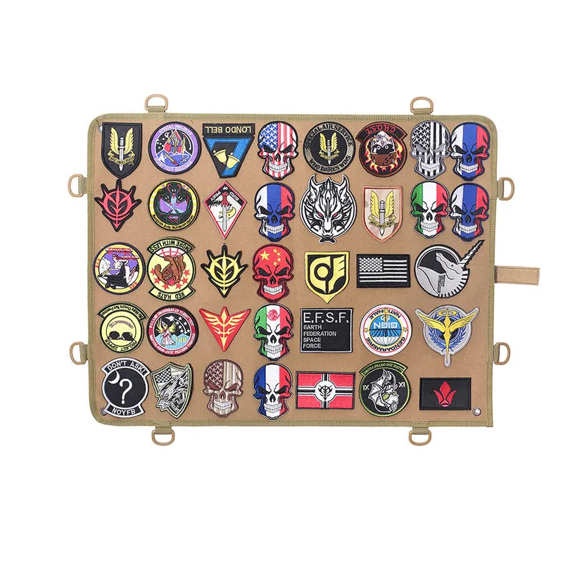 Heavy-Duty Outdoor Tactical Medal and Badge Display Panel with Hook-and-Loop System view 3