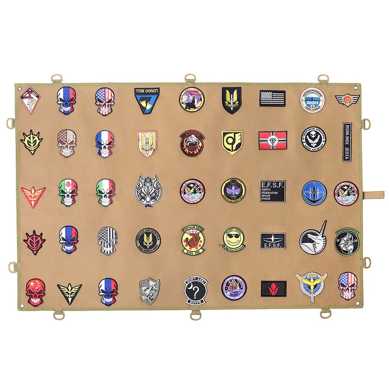 Heavy-Duty Outdoor Tactical Medal and Badge Display Panel with Hook-and-Loop System view 4