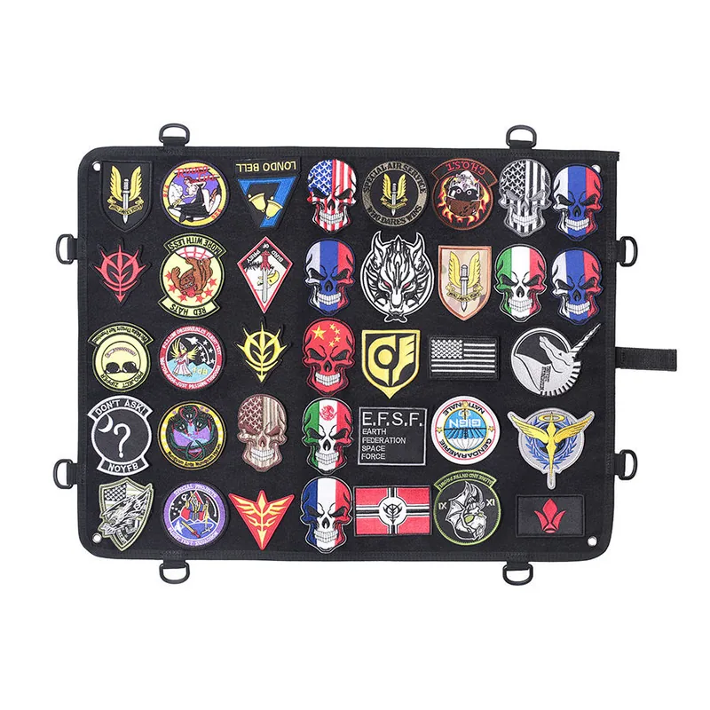 Heavy-Duty Outdoor Tactical Medal and Badge Display Panel with Hook-and-Loop System view 5