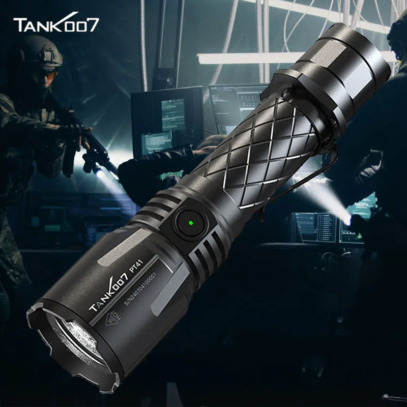 PT41 3000 Lumen Long-Range Tactical Flashlight (Rechargeable, Waterproof) — Tactical Accessories