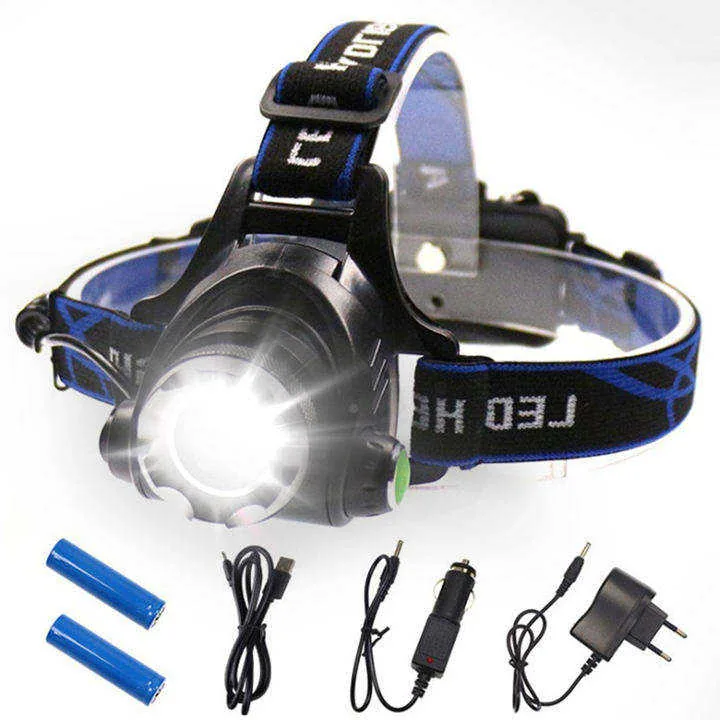 Zoomable Sensor Hunting Headlamp (2x18650, Waterproof) — Tactical Accessories
