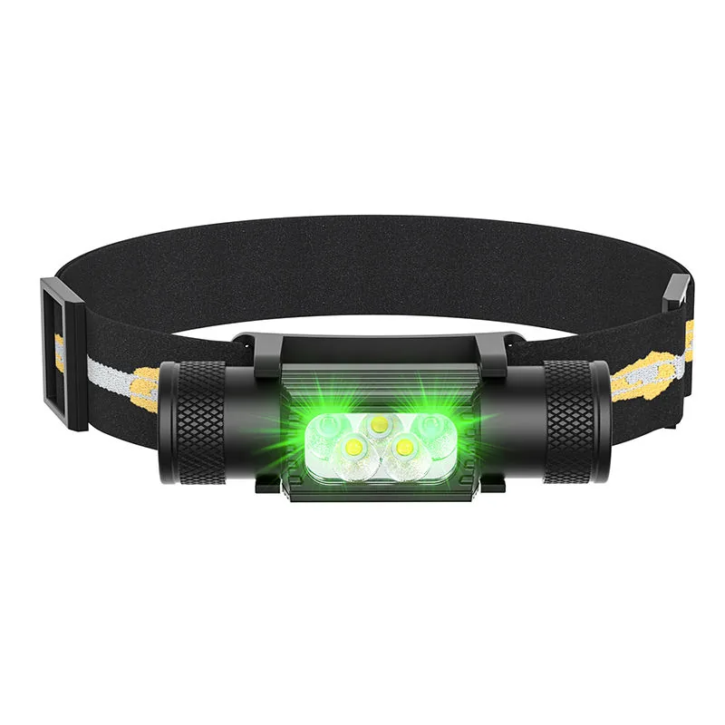 Five-Light 8-Mode Rechargeable LED Headlamp (IP66) — Tactical Accessories