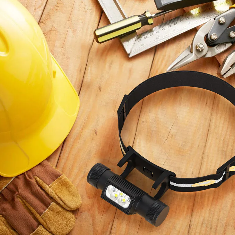 Five-Light 8-Mode Rechargeable LED Headlamp (IP66) view 6