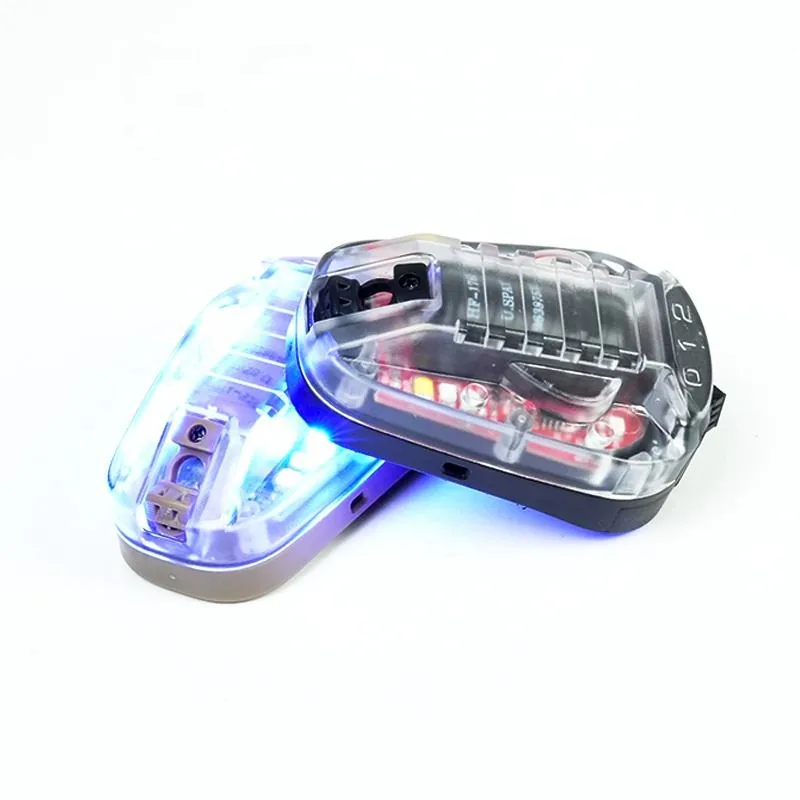 Survival Signal Helmet Light with Red/Green/Blue + IR Strobe (TKHS6) view 4