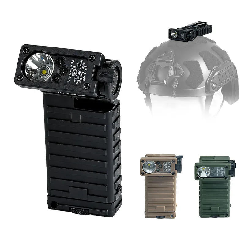 Rattlesnake Multi-Function Mini Tactical Camping Signal Light (3-Color + IR) view 2