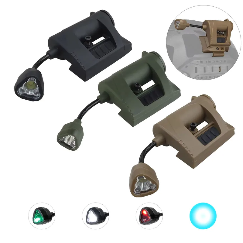 Lightweight Waterproof Tactical Helmet Signal Light (RGB + IR, SXD-XHD) — Tactical Accessories