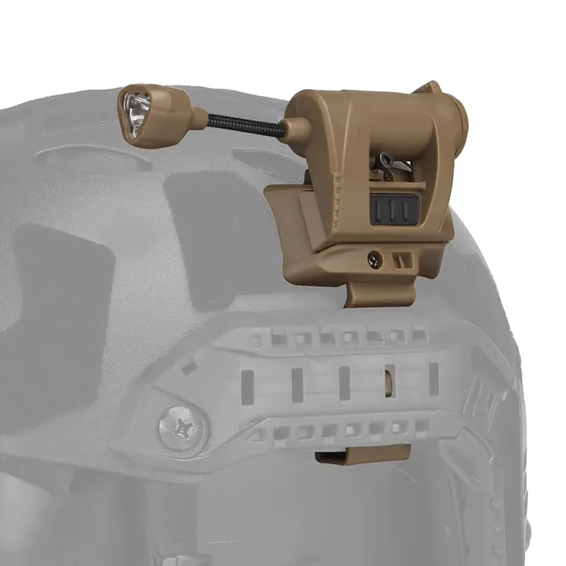 Lightweight Waterproof Tactical Helmet Signal Light (RGB + IR, SXD-XHD) view 2