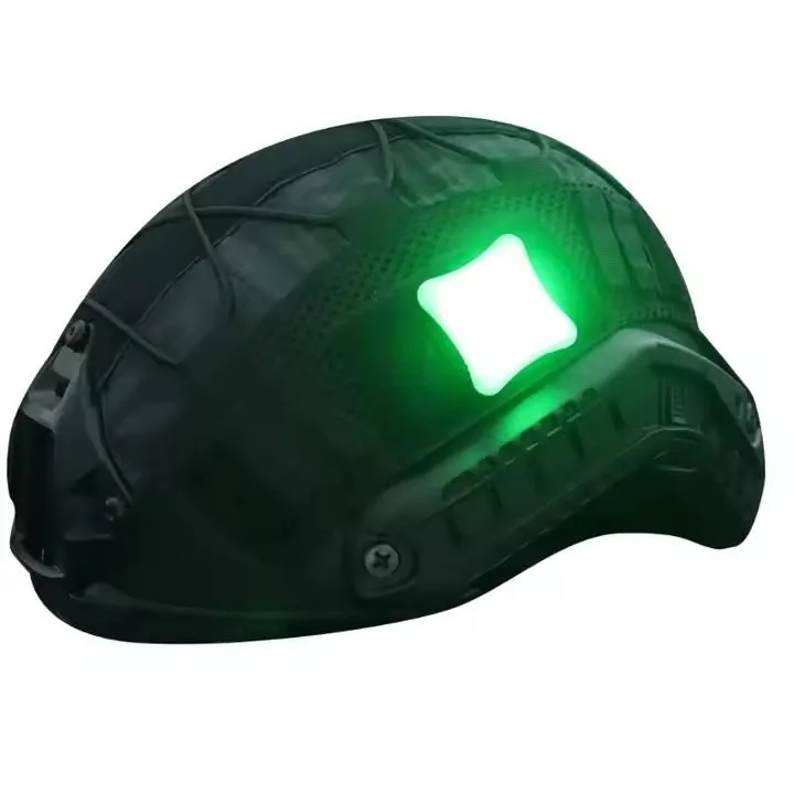 Portable Tactical Helmet LED Signal Light with Velcro Mount (E0035) — Tactical Accessories