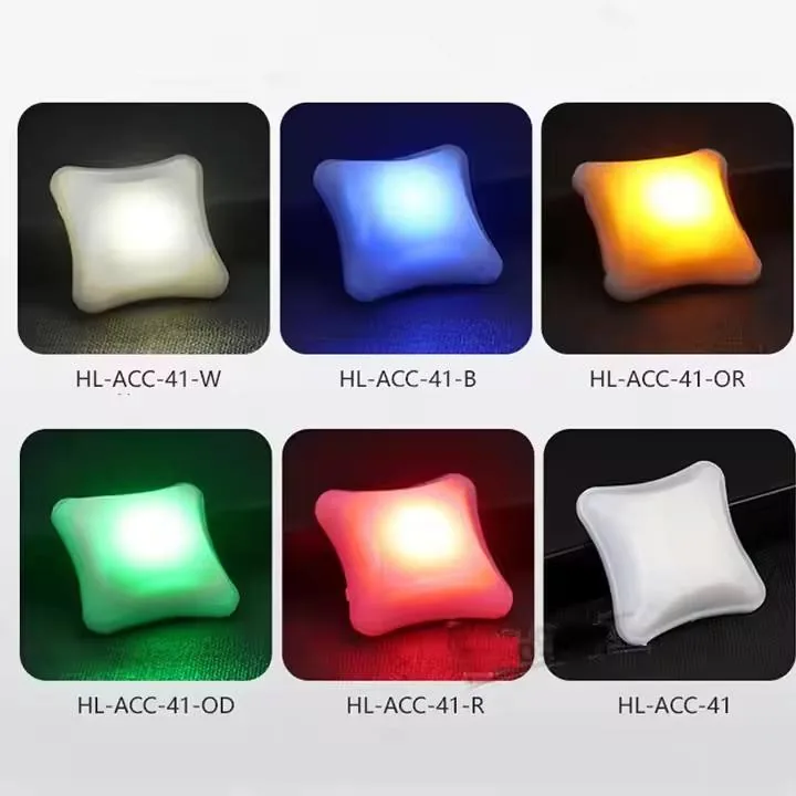 Portable Tactical Helmet LED Signal Light with Velcro Mount (E0035) view 5
