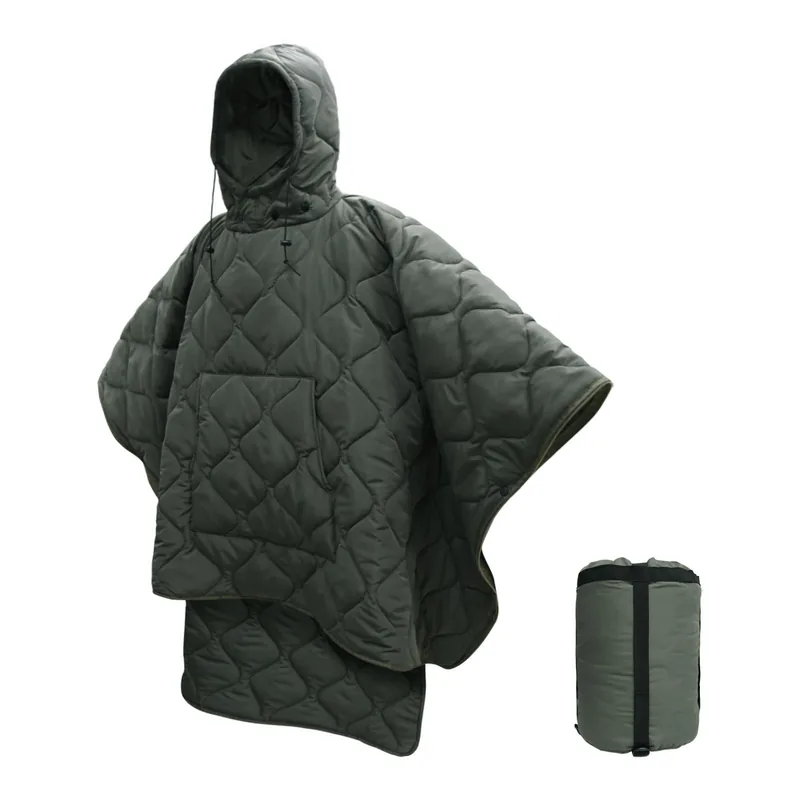 Waterproof Tactical Poncho Liner — Camo view 5
