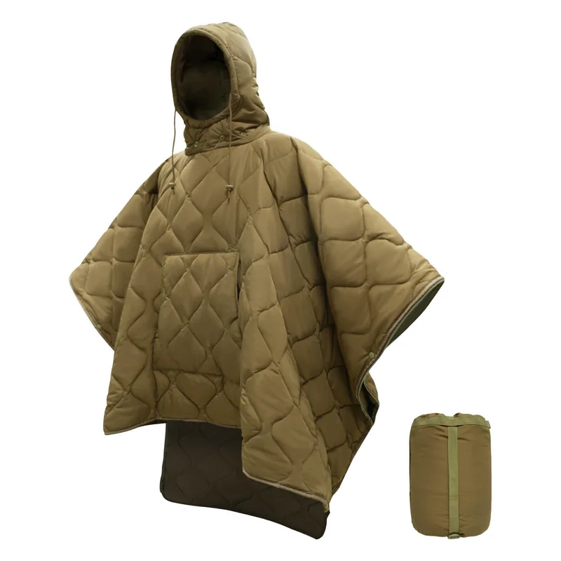 Waterproof Tactical Poncho Liner — Camo view 6