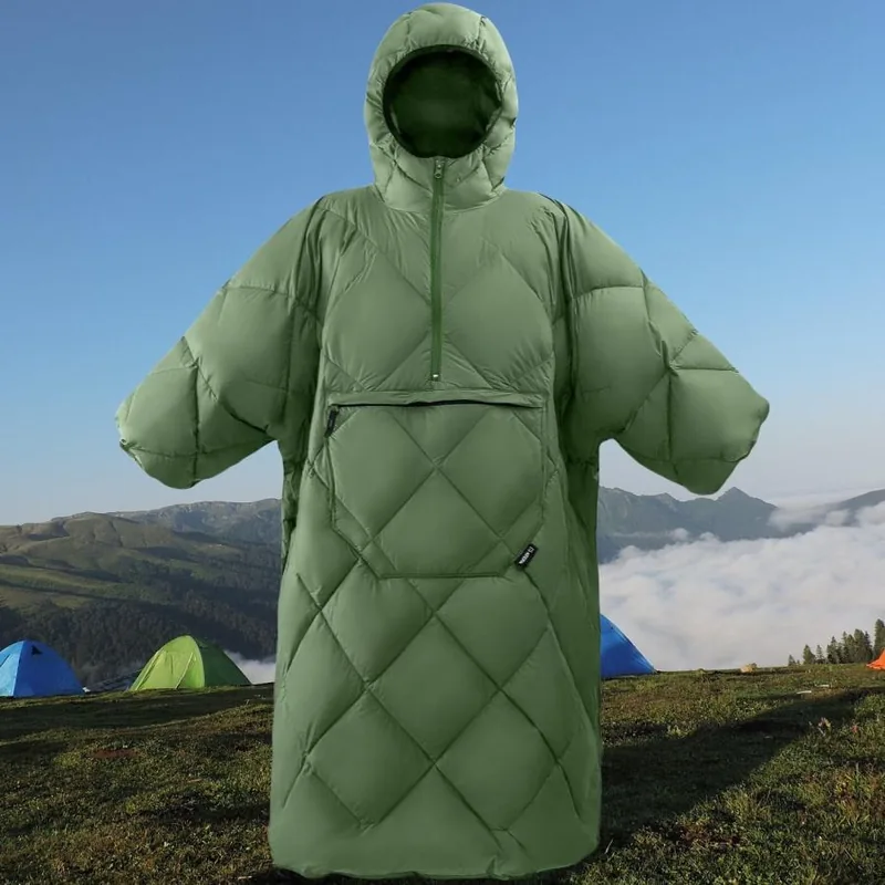 Woobie Blanket Poncho Liner 3-in-1 — Black — Tactical Camping
