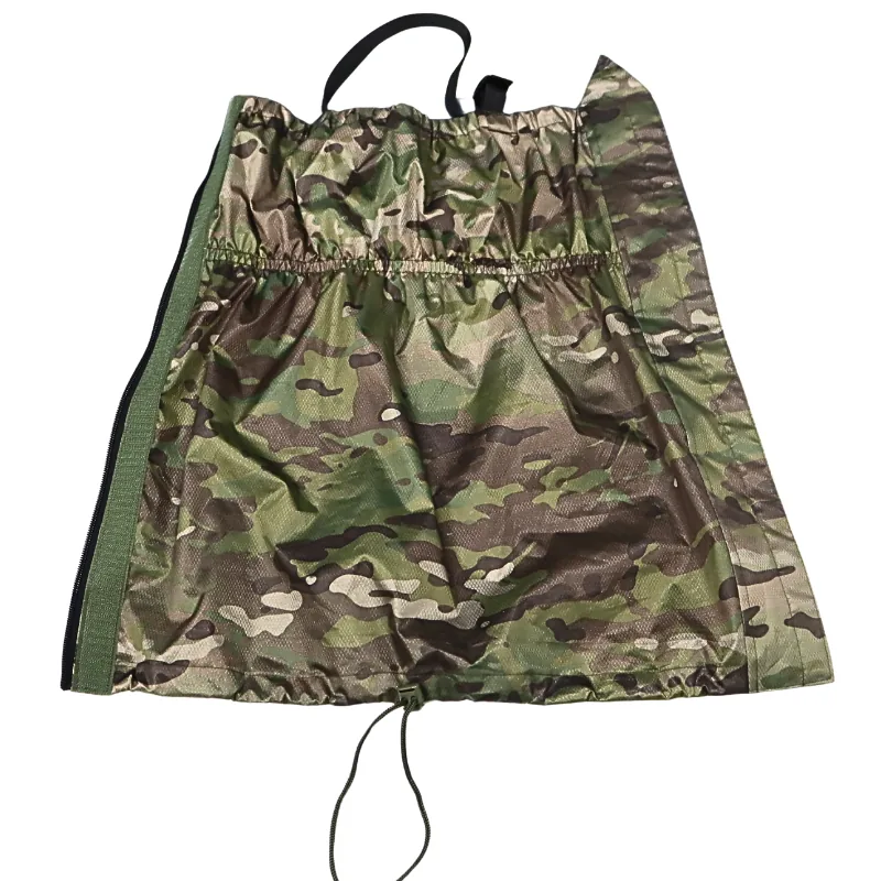 Anti-Thermal IR Camouflage Poncho — Camo view 4