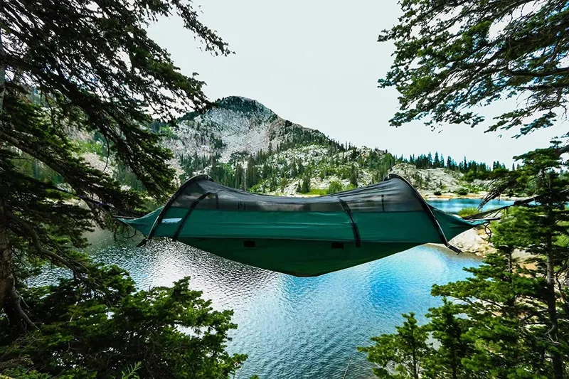 Camping Portable Affordable Hammock — Black view 5