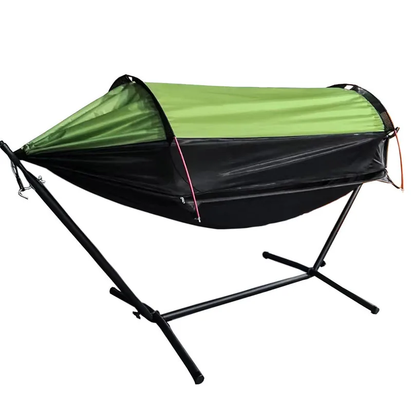 Portable Hanging Tent Hammock — Army Green view 4