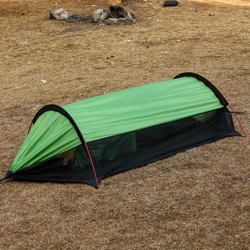 Portable Hanging Tent Hammock — Army Green view 5