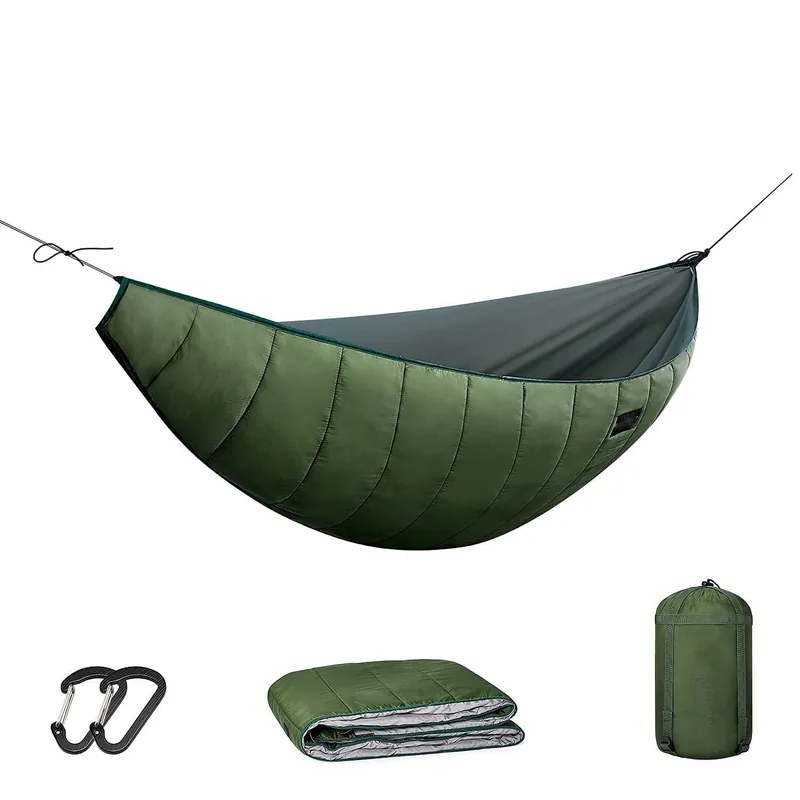 Heavy Duty Safety Net Hammock 2 Person — Black — Tactical Camping