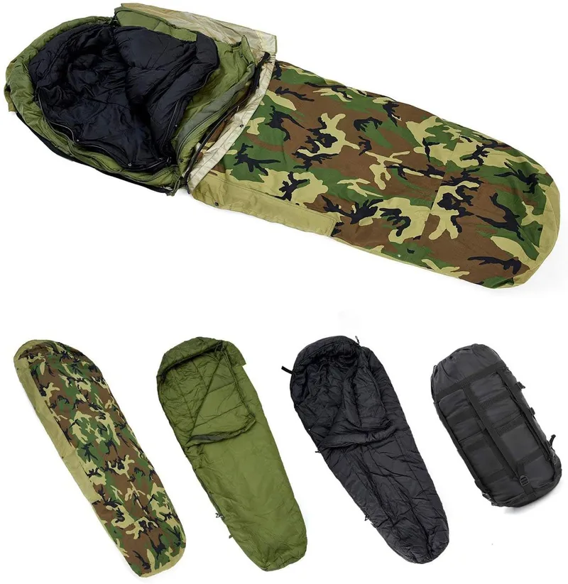 US Woodland Camouflage Waterproof Bivvy — Camo — Tactical Camping