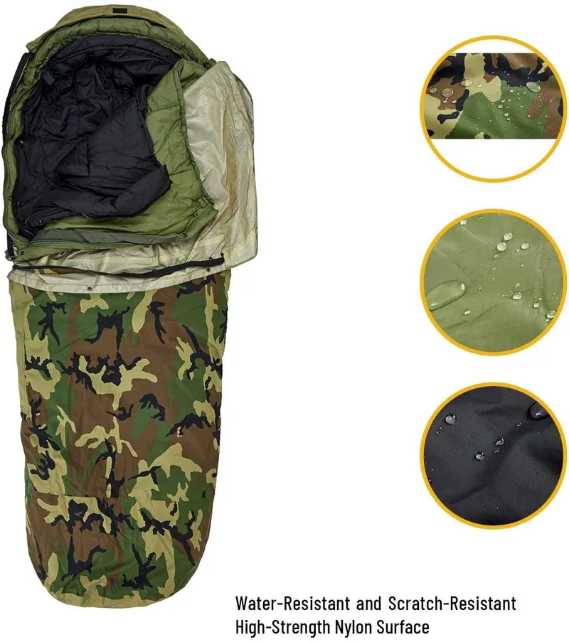 US Woodland Camouflage Waterproof Bivvy — Camo view 2