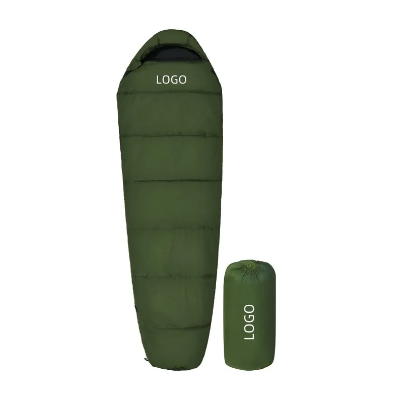 3 Season Ultra-Lightweight Mummy Bag — Green — Tactical Camping