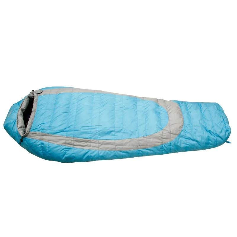 Down Sleeping Bag Cold Weather — Navy view 2