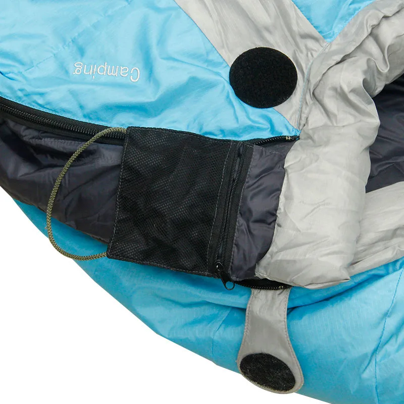 Down Sleeping Bag Cold Weather — Navy view 6