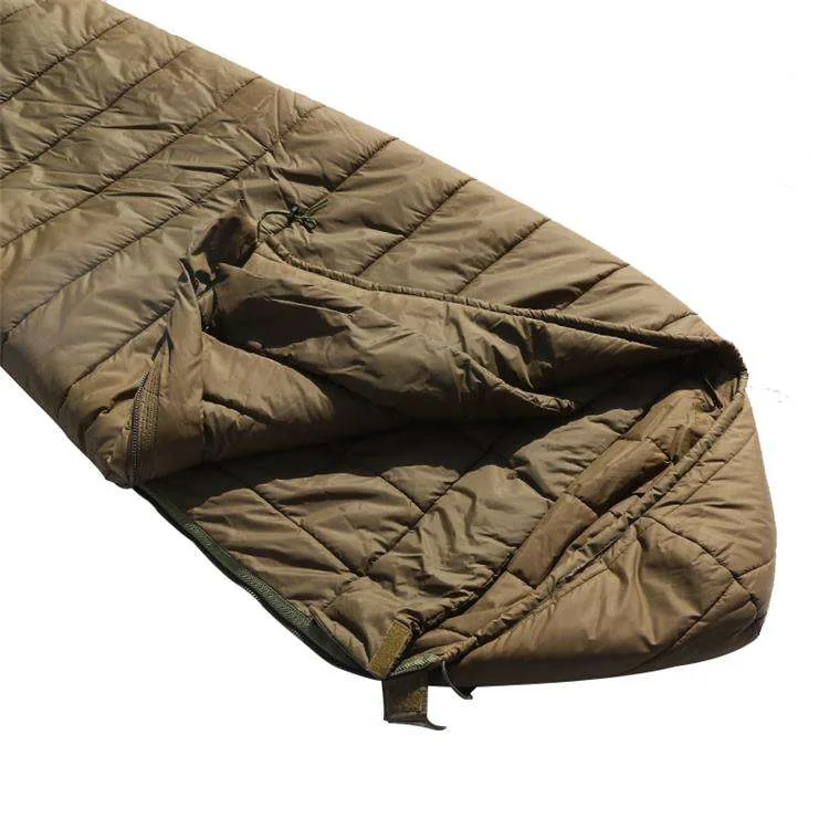 Durable Warm Cotton Sleeping Bag — Green — Tactical Camping