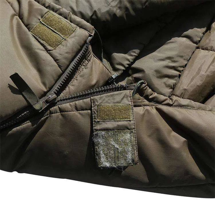 Durable Warm Cotton Sleeping Bag — Green view 5