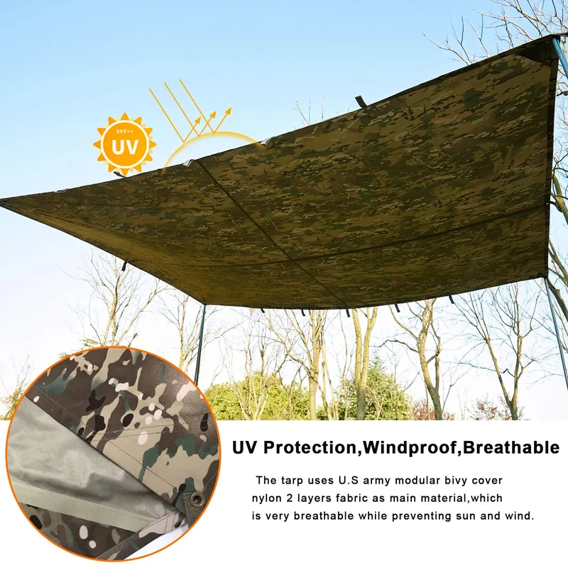 Modular Bivy Cover Tarp Tent — Camo view 5