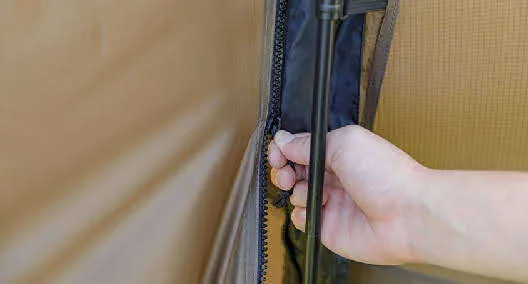 Connectable Heavy Duty Tarp Shelter — Green view 6