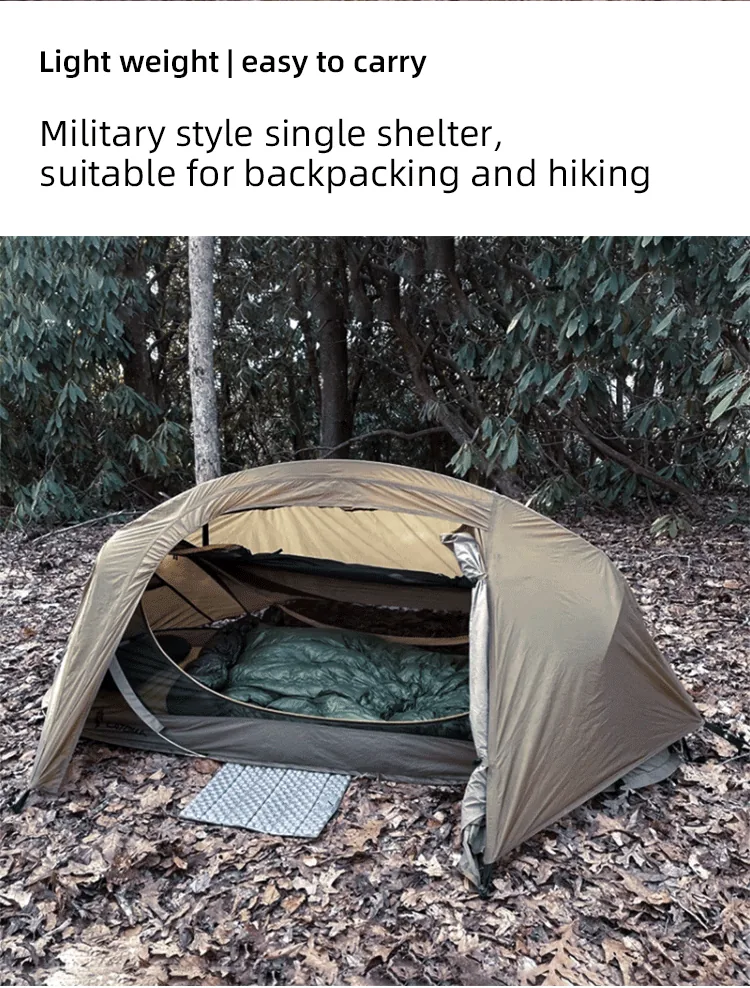 Solo Tactical Refuge Tent — Camo view 3