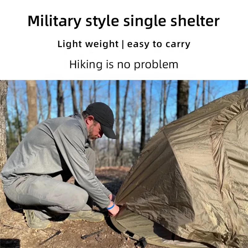 Solo Tactical Refuge Tent — Camo view 4
