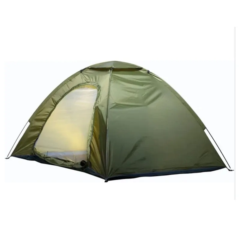 Tactical Double-Layer 1-2 Person Tent — Camo — Tactical Camping