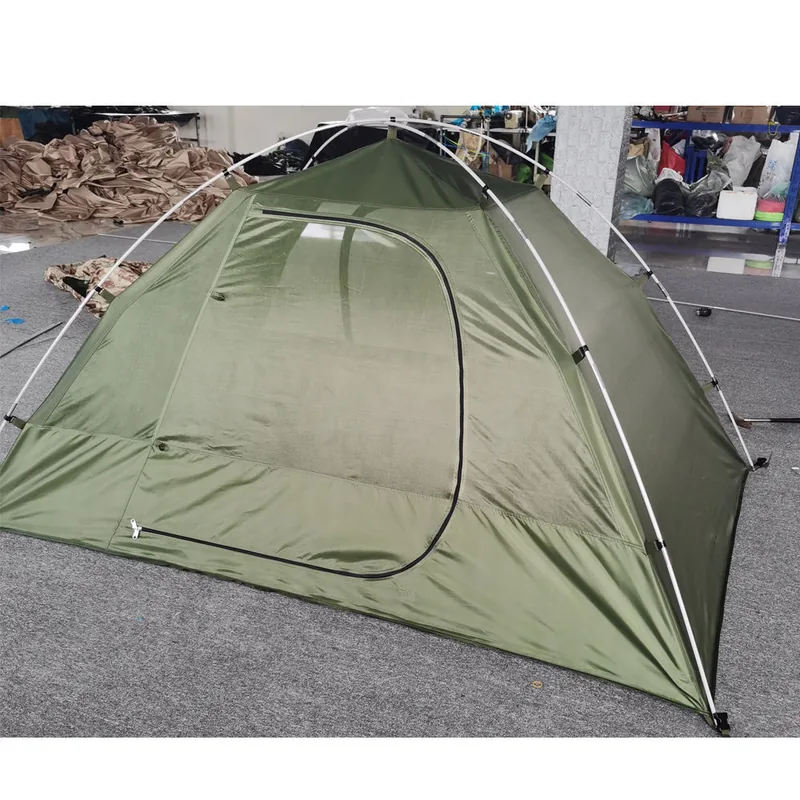 Tactical Double-Layer 1-2 Person Tent — Camo view 3