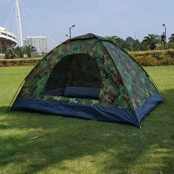 Camouflage Training Tent Single Person — Camo view 2
