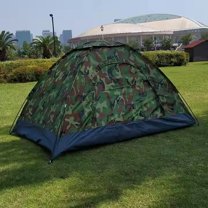 Camouflage Training Tent Single Person — Camo view 4