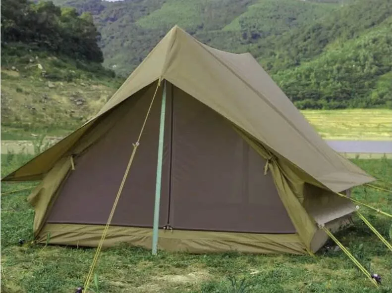Double Door Mountain Tent — Green view 5