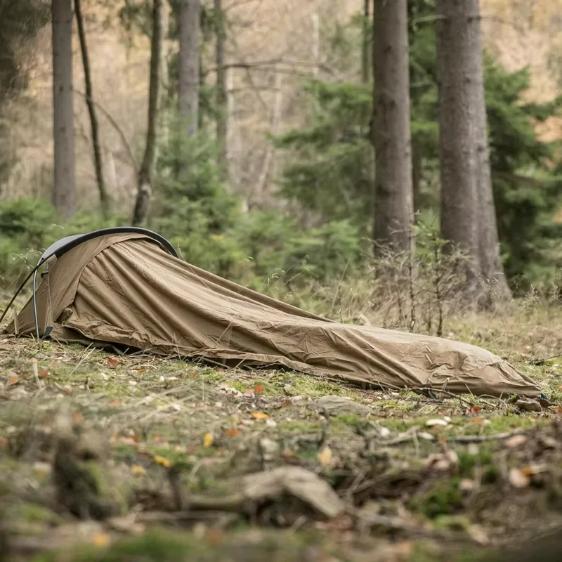 Ultralight 4 Season Bivy Tent — Tan view 4