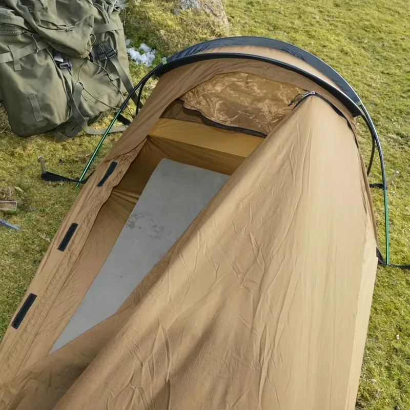 Ultralight 4 Season Bivy Tent — Tan view 5