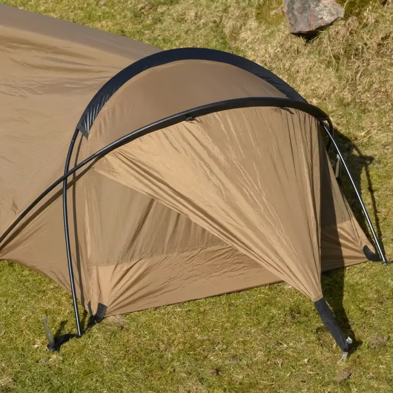 Ultralight 4 Season Bivy Tent — Tan view 6