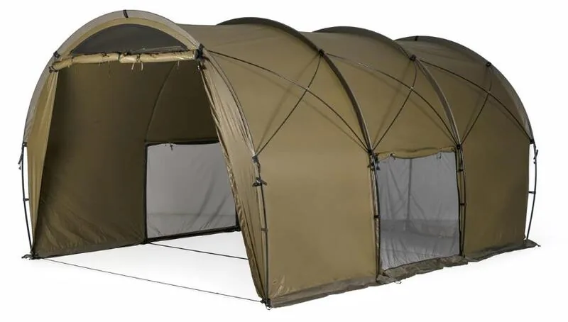 4 Season Tunnel Tent Luxury Basecamp — Khaki view 3