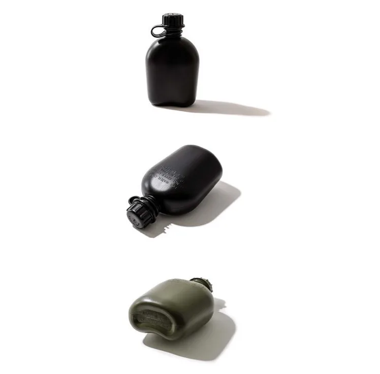 US Style Camo Water Canteen with Bag — Camo view 6
