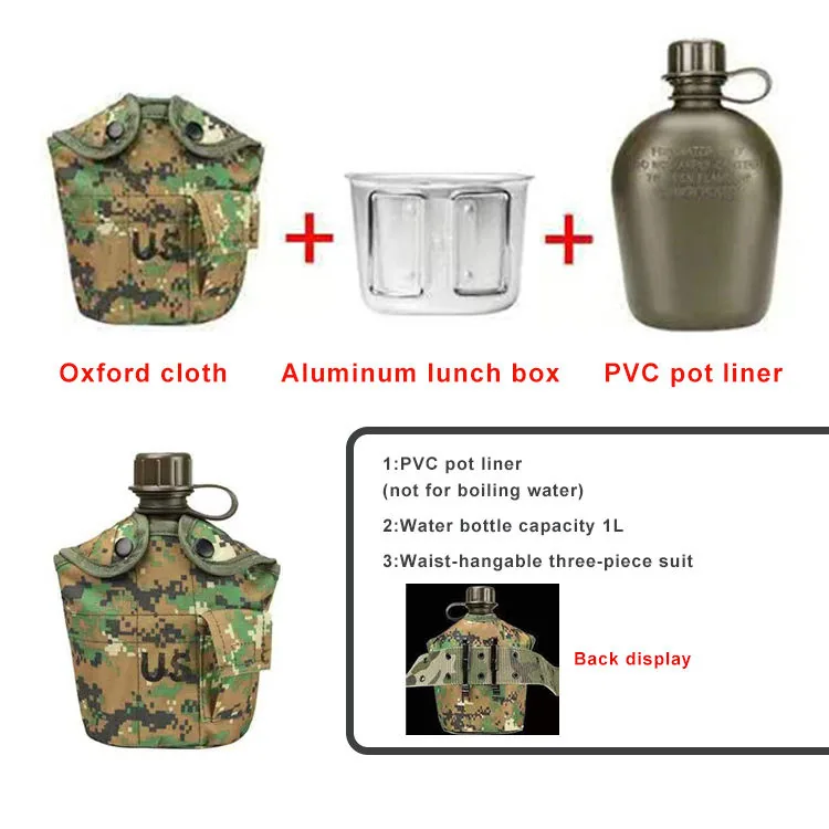 Outdoor Kettle with Cup Set — Black view 2