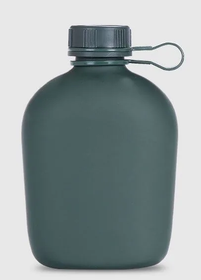 Camouflage Aluminum Kettle with Belt — Green view 6