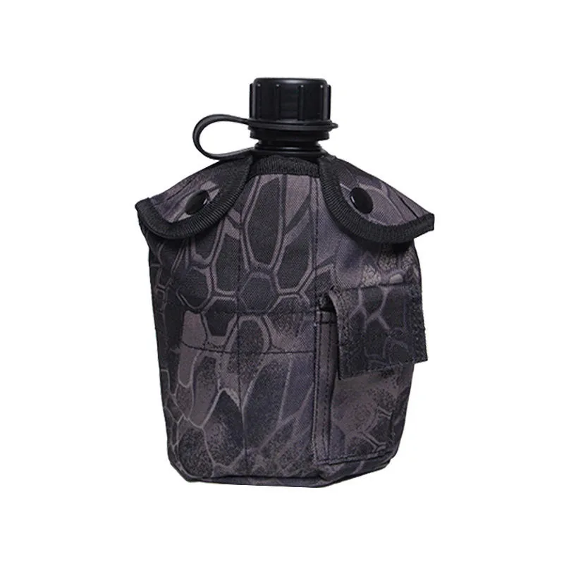 Tactical MOLLE Kettle Water Bottle — Black view 3