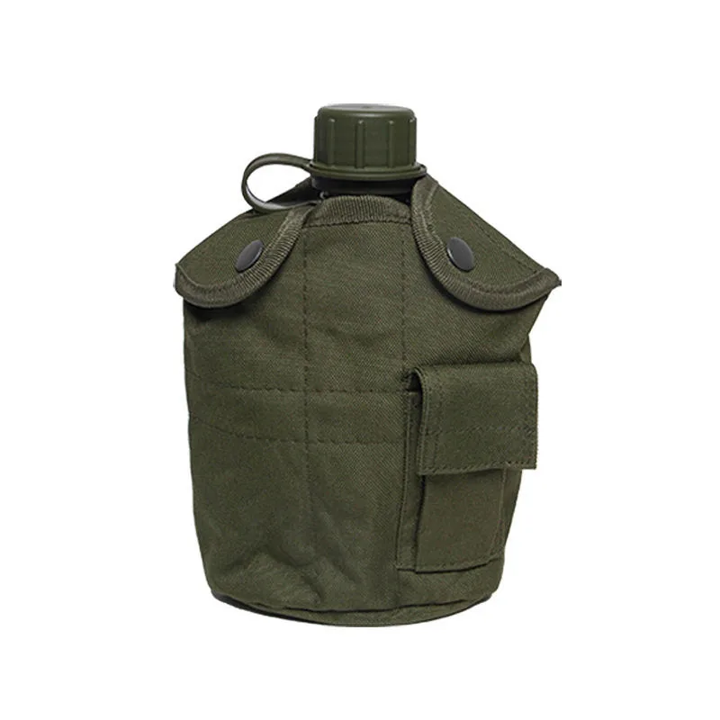 Tactical MOLLE Kettle Water Bottle — Black view 4